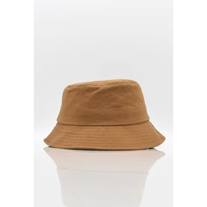 Kadın Teknik Kumaşlı Camel Bucket Şapka