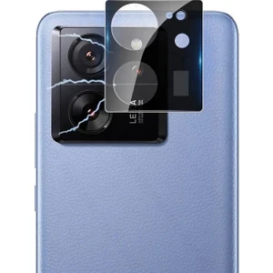 Xiaomi Mi 13T Kamera Lens Koruyucu 3D Kavisli Kenar Siyah Kamera Camı