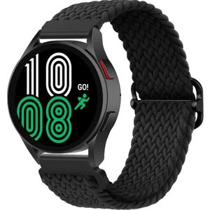 Samsung Galaxy Watch 3 41MM Uyumlu Ayarlanabilir Tokalı Örgü Kordon Siyah