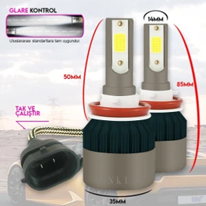 NKT GROUP Renault Latıtude H11  LED Xenon Sis Farı