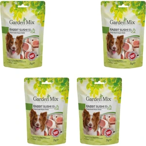 Garden Mix  Tavşan Sushi Köpek Ödül Maması 75 gr  x 4 Adet