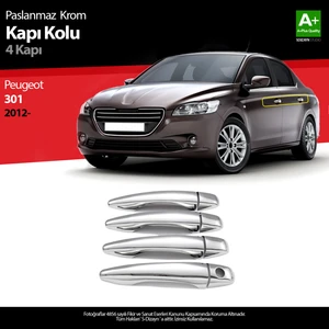Peugeot 301 Krom Kapı Kolu 4 Kapı 2012-2017 A+ Kalite
