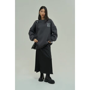 Venera Antrasit Oversize Sweatshirt