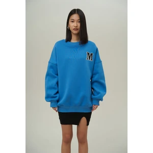 Venera Mavi Oversize Sweatshirt