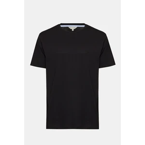 Erkek Siyah Organik Pamuklu Bisiklet Yaka T-Shirt