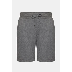 Erkek Gri Melanj Organik Pamuklu Jersey Şort