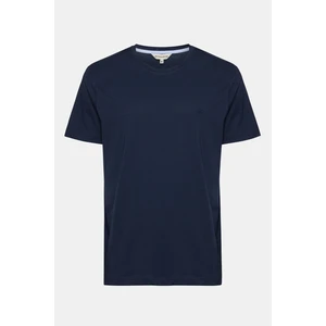 Erkek Lacivert Organik Pamuklu Bisiklet Yaka T-Shirt