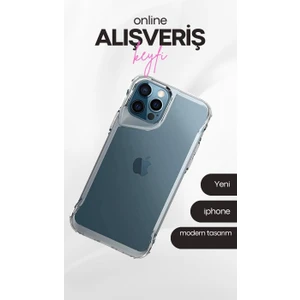 Apple iPhone 11 Kılıf Kamera Yükseltili Şeffaf Darbe Emici Ultra Koruma T-Max Kapak