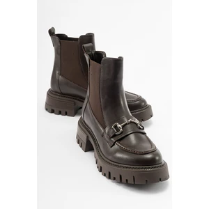 Vesper Kahverengi Tokalı Kadın Chelsea Bot