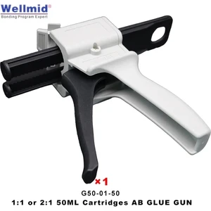 1PCG50-01-50 Diğer Araldite Epoksi Yapıştırıcı Kartuşu Ab Tabancası 50ML Dağıtım Tabancası Kiti Ölçü Karıştırma Dağıtım Dağıtıcısı 3m Ab Tutkal Tabancası 1:1 1:2 (Yurt Dışından)