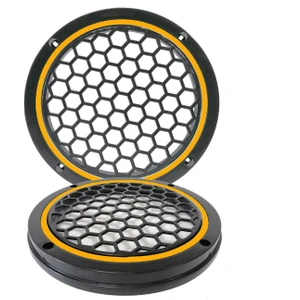 Dünyası Turuncu Neon Ledli 16 cm 2’li Hoparlör Kapağı