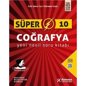 Armada Yayınları 10.sınıf Süper Coğrafya Soru Kitabı Yeni Nesil