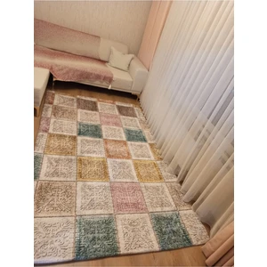 Espical Home Ipek Kadife Kumaştan Lastikli Halı Örtüsü
