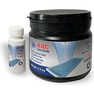 Arcmarin - Rtv-2 Kalıp Silikonu 0,5 kg Kıt-Avrupa Menşeli  Silikon
