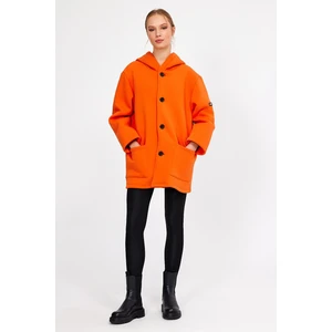 Alexander Gardi Alexandergardı Kapüşonlu Içi Şardonlu Oversize Hırka (E23-607 03)