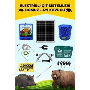 Elektrikli Çit 5 Yıl Garanti 2000MT Profesyonel Set Ömürlük No4