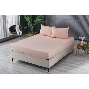 Doqu Home Colourful Fitted Çarşaf Çift Kişilik - Somon
