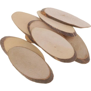 10 Doğal Oval Ahşap Ağaç Kütük, 8,5 - 9m, (Yurt Dışından)