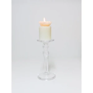 Ayaklı El Yapımı Cam Şamdan Mumluk (23 Cm)