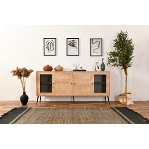 Vow Home Living Calvin Konsol Endüstriyel Tel Kapak Detaylı
