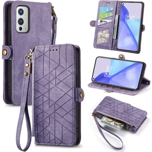 Yihang Boutique Oneplus 9 Cüzdan Kılıf Kelebek Kabartmalı Pu Deri Kickstand Kart Yuvaları Flip Folyo Kapak (Yurt Dışından)