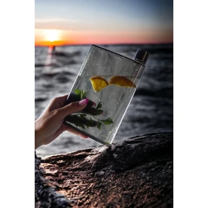Sahara A5 Memo 450ML Bottle Motivasyonel Su Matarası Notebook Sporcu Suluk Su Şişesi