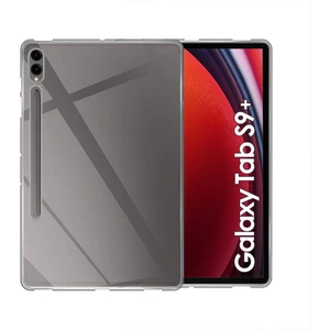 Galaxy Tab S9 Plus Fe Kılıf Tablet Esnek Şeffaf Silikon Kapak