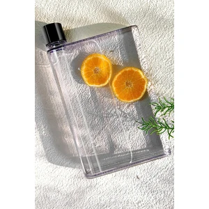 Sahara A5 Memo 450ML Bottle Motivasyonel Su Matarası Notebook Sporcu Suluk Su Şişesi