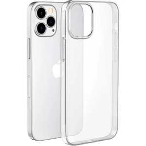 Bufalo Glass iPhone 13 Pro Clear Case Şeffaf Sararmaz Darbe Önleyici Kılıf