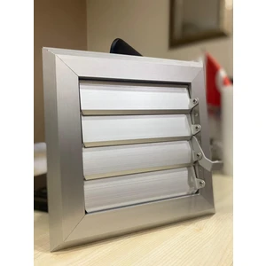 55X56 Alüminyum Menfez Yüzeysel Hareketli Mat Eloksal