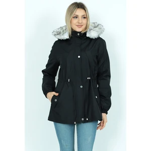 Trenç Giy Çık. Peluşlu Içi Kıvırcık Mont Su Itici Özelliği 630
