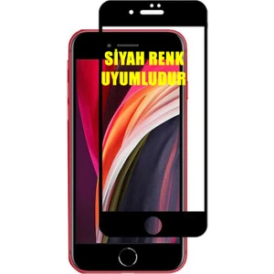 Apple iPhone Se 2020 Ekran Koruyucu 9d Tam Kaplayan Kavisli Iphone Se 2020-SIYAH
