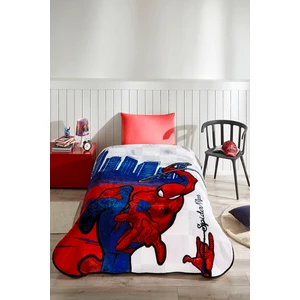 Spiderman Blue City Disney Lisanslı Tek Kişilik Çocuk Battaniyesi 155X215