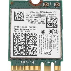 7260NGW 7260AC Wifi Kartı 2.4g/5g Bt4.0 04X6007 X250 X240 X240S X230S T440 W540 T540 Yoga Y50 (Yurt Dışından)