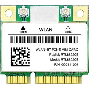 RTL8822CE 1200MBPS 2.4g/5ghz 802.11AC Wifi Kartı Ağ Mini Pcıe Bluetooth 5.0 Desteği Dizüstü Bilgisayar/pc /11 (Yurt Dışından)