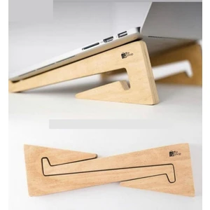 Ahşap Doğal Bilgisayar Laptop Tutucu Aparatı Yükseltici Soğutucu Standı BuShop Çok Amaçlı
