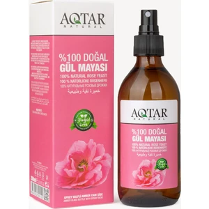 %100 Doğal Gül Mayası Sprey Valfli ve Cam Şişeli