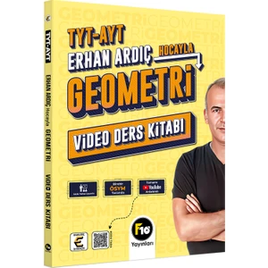 F10 Yayınları Erhan Ardıç Hocayla Tyt-Ayt Geometri Video Ders Kitabı