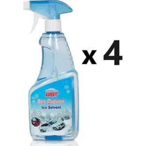 Oto Cam Buz Çözücü Sprey 500 ml 4 Adet
