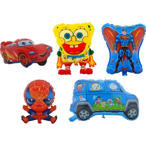Hit Dükkan Büyük Boy 5 Adet Erkekler Için Renkli Parti,doğum Günü Süslemeleri Folyo Balon (Helyum) Set1