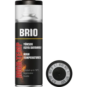 Sprey Boya Siyah Yüksek Isıya Dayanıklı Bh9005M 400 Ml