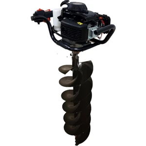 EA144P Çift Helezonlu 4 Zamanlı Toprak Burgu Makinası 300 mm 4 Hp
