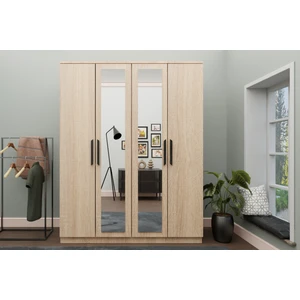 Gm 054 Hayal 4 Kapılı Aynalı Sonomo Gardırop