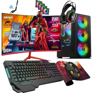 Stella X5 Ryzen 5 3600 16GB 256GB SSD+500GB HDD RX550 23.8" Oyuncu Masaüstü Bilgisayar