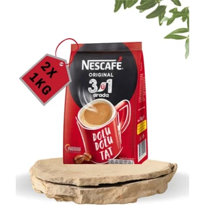Nescafe nestle 3ü 1 Arada 1 kg x 2
