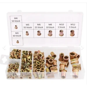 Somunlu Perçin Seti M3-M12 190 Parça