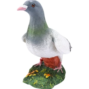 Simülasyon Hayvan Kuş Sevimli Güvercin Bahçe Dekorasyon Heykel Reçine El Sanatları Avlu Veranda Ev Sanat Süsler (Yurt Dışından)