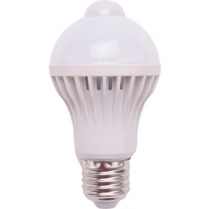 E27 LED Ampul Işık Hareket Sensörlü Işık LED Pır Hareket Sensörü Lamba Küre Ampul Işık Lambası, 5W (Yurt Dışından)