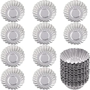 Tartlet 30 Parça Puding Muffin Kek Için Yumurtalı Tart Kalıbı (Yurt Dışından)