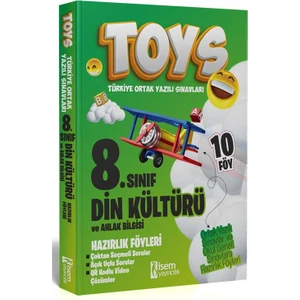 İSEM Yayıncılık 8. Sınıf Din Kültürü ve Ahlak Bilgisi Hazırlık Föyü